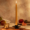 Hand-Dipped Beeswax Taper Candles - 1 Pair by Bluecorn Candles
