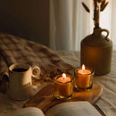 Heavy Glass Votive Candle Holders - 50% Recycled Glass by Bluecorn Candles