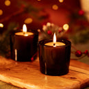 Heavy Glass Votive Candle Holders - 50% Recycled Glass by Bluecorn Candles
