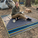 Canvas Camping Blanket - Waxed Canvas Outdoor Blanket / Bushcraft Blanket by West Path