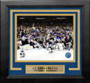 St. Louis Blues 2019 Stanley Cup Champions Team Celebration 8" x 10" Framed Hockey Photo by Dynasty Sports & Framing