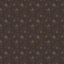 Blythe Dark Brown Wallpaper | Vintage Floral Trail