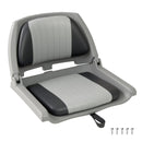 Boat Seat Folding Low Back Boat Chair with Marine-Grade PVC by LJGDeals
