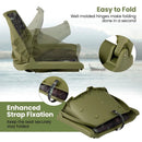 Boat Seat Folding Low Back Boat Chair with Marine-Grade PVC by LJGDeals