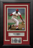 Bob Gibson in Action St. Louis Cardinals 8" x 10" Framed Photo with Engraved Autograph by Dynasty Sports & Framing