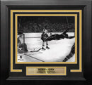 Bobby Orr Boston Bruins 1970 Stanley Cup Game-Winning Goal 8" x 10" Framed Hockey Photo by Dynasty Sports & Framing