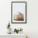 Yellow Vintage Hipster Van Wall Art. Summer Travel by Wall Art Set