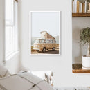 Yellow Vintage Hipster Van Wall Art. Summer Travel by Wall Art Set