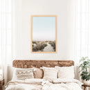 Boho Chic Wall Art Print. Sandy Beach Path, Dried Grass by Wall Art Set