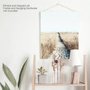 Calm Beach Wall Art Print. Sand Dunes, Dried Grass by Wall Art Set