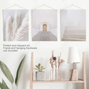Contemporary Aesthetic Wall Art. Pampas Grass, Stairs, Door by Wall Art Set