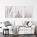 Contemporary Aesthetic Wall Art. Pampas Grass, Stairs, Door by Wall Art Set