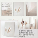 Boho Minimalist Wall Art Set. Abstract Faces, Grass, Stairs by Wall Art Set