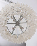 Boho Tiered Capiz Chandelier