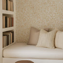 Boho Leaves Wallpaper Floral Boho Wallpaper