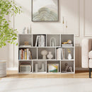 11-Cube Multifunctional Book Storage Organizer Display Cabinet with Anti-tipping Kits-White by LJGDeals