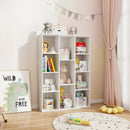 11-Cube Multifunctional Book Storage Organizer Display Cabinet with Anti-tipping Kits-White by LJGDeals