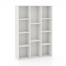 11-Cube Multifunctional Book Storage Organizer Display Cabinet with Anti-tipping Kits-White by LJGDeals