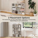 11-Cube Multifunctional Book Storage Organizer Display Cabinet with Anti-tipping Kits-White by LJGDeals