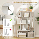 47 Inch 6-Cube Open-back Geometric Bookshelf for Bedroom Living Room by DirectDeals