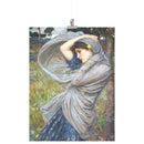 "Boreas" by John William Waterhouse Matte Poster