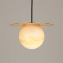 Borra Round Alabaster Pendant Light