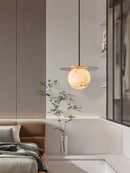 Alabaster Saturn Pendant Light