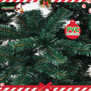 5' Upsidedown Premium Artificial Christmas Tree with Solid Metal Stand, Festive Indoor and Outdoor Decoration