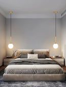 Round Bosso Alabaster Pendant Lamp