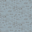Boston Wallpaper by The Bright Leaf Design