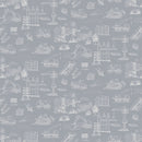Boston Wallpaper by The Bright Leaf Design