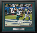 Boston Scott Touchdown Celebration v. Giants Philadelphia Eagles 16" x 20" Framed Football Photo by Dynasty Sports & Framing