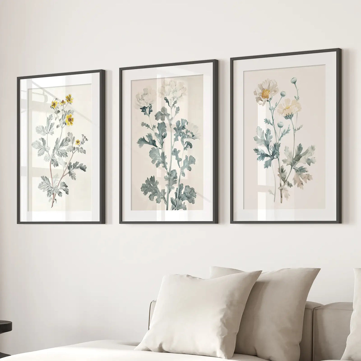 Meadow Flower Watercolor Wall Art Poster Set, photo 4 of 10