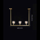 Boule De Cristal Linear Chandelier