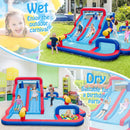 Inflatable Bounce House with 2 Water Slides and 3 Water Cannons with 950W Blower by LJGDeals