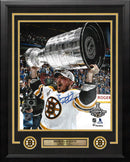 Brad Marchand 2011 Stanley Cup Boston Bruins Autographed 11" x 14" Framed Hockey Photo by Dynasty Sports & Framing
