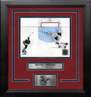 Braden Holtby 2018 Stanley Cup Finals Save Capitals 8x10 Framed Hockey Photo with Engraved Autograph by Dynasty Sports & Framing