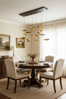 Brass Aviary Constellation Chandelier