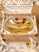 Brass Bathroom Sink - Hammered Oval Drop-in Sink