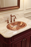 Brass Oval Bathroom Sink