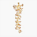 Brass Maple Branch Chandelier