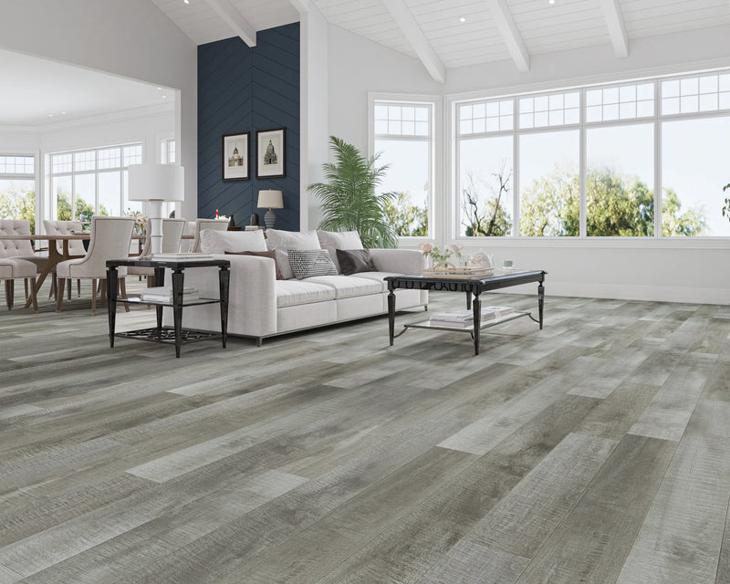 Brave Nickel Embossed Matte 7.75"x48" Waterproof Laminate Flooring 14mm - Sum