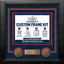 Atlanta Braves Custom MLB Baseball 11x14 Picture Frame Kit (Multiple Colors) by Dynasty Sports & Framing