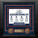 Atlanta Braves Custom MLB Baseball 16x20 Picture Frame Kit (Multiple Colors) by Dynasty Sports & Framing