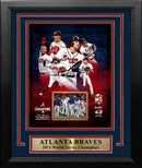 Atlanta Braves 2021 World Series Champions 8" x 10" Framed Baseball Collage Photo by Dynasty Sports & Framing