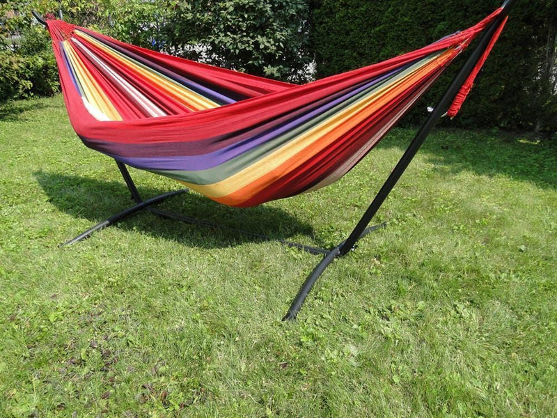 Brazilian Double Hammock with Universal Stand