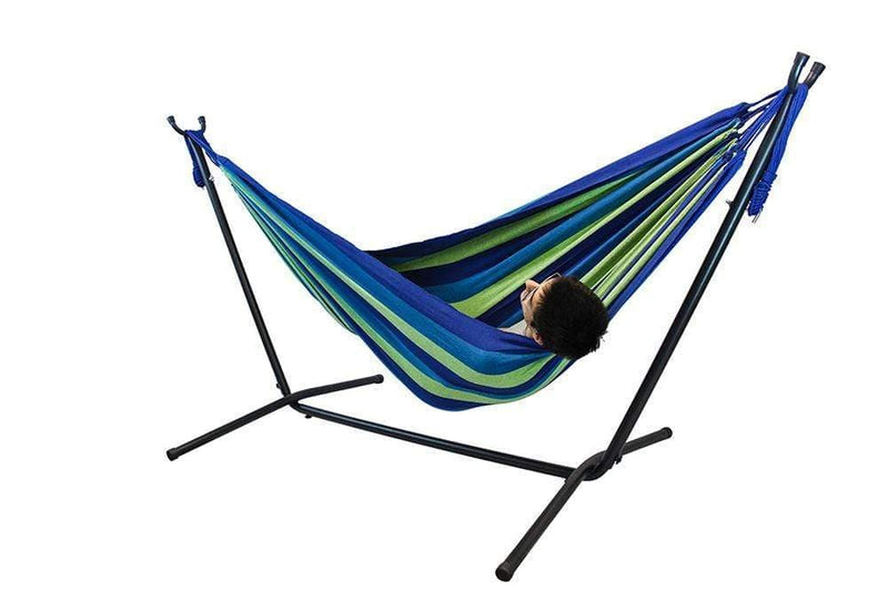 Brazilian Double Hammock with Universal Stand