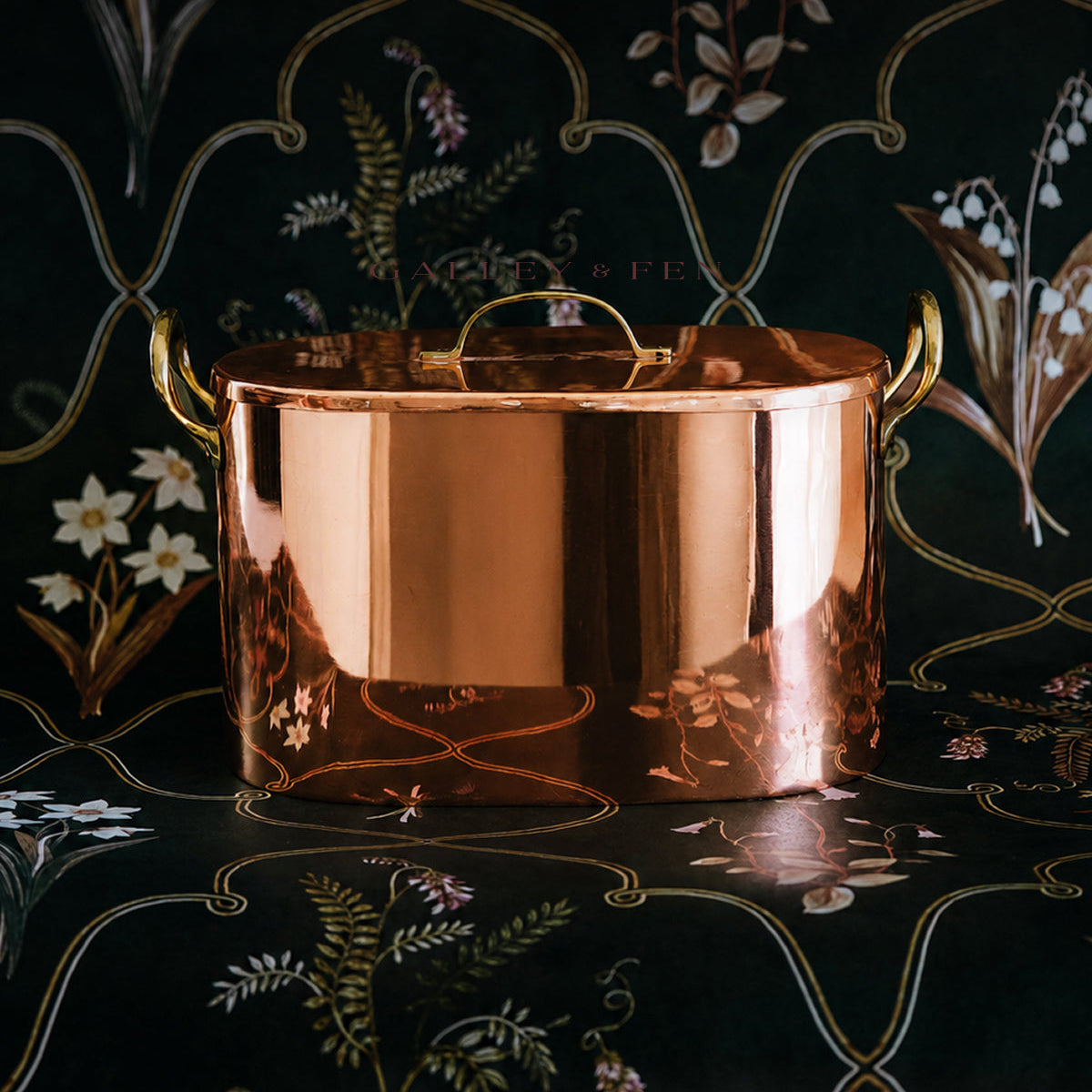 Copper Bread Box with Brass Handles, photo 4 of 15