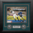 Brent Celek Touchdown v. Giants Philadelphia Eagles Autographed 8" x 10" Framed Football Photo by Dynasty Sports & Framing