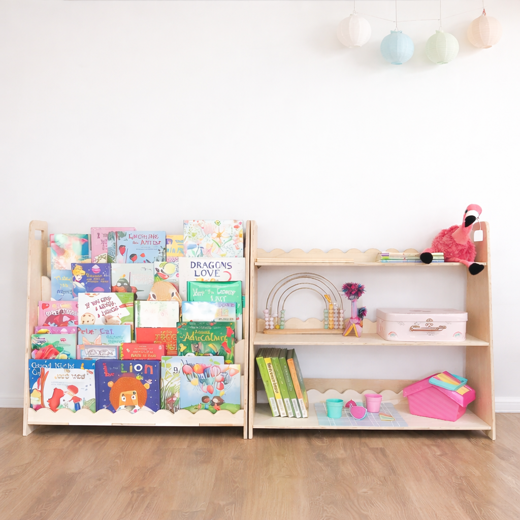RAY+ROY- Scalloped Toy Shelf + Bookshelf, photo 2 of 18